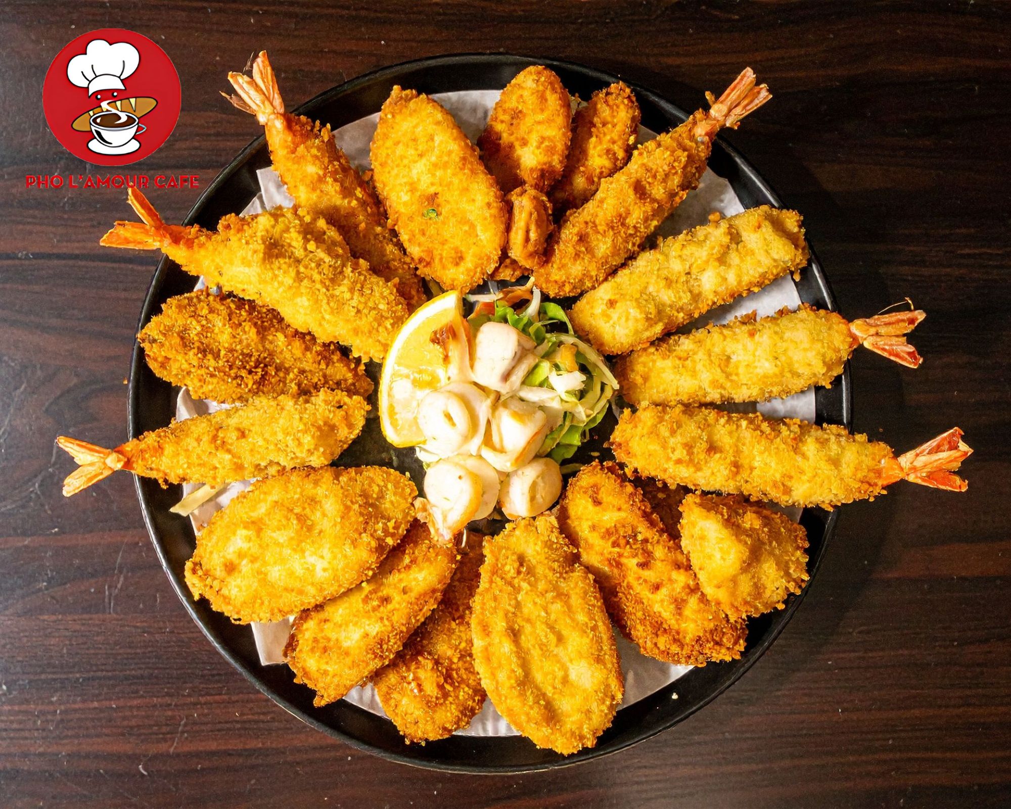 Plating and Serving Crispy Shrimp Tempura